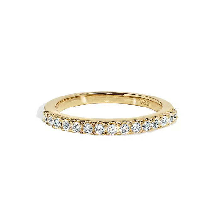 Oxford Thin Gold Band Ring