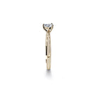 Como solitaire pære cut diamant forlovelsesring i guld