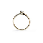 Oxford pear cut solitaire ring